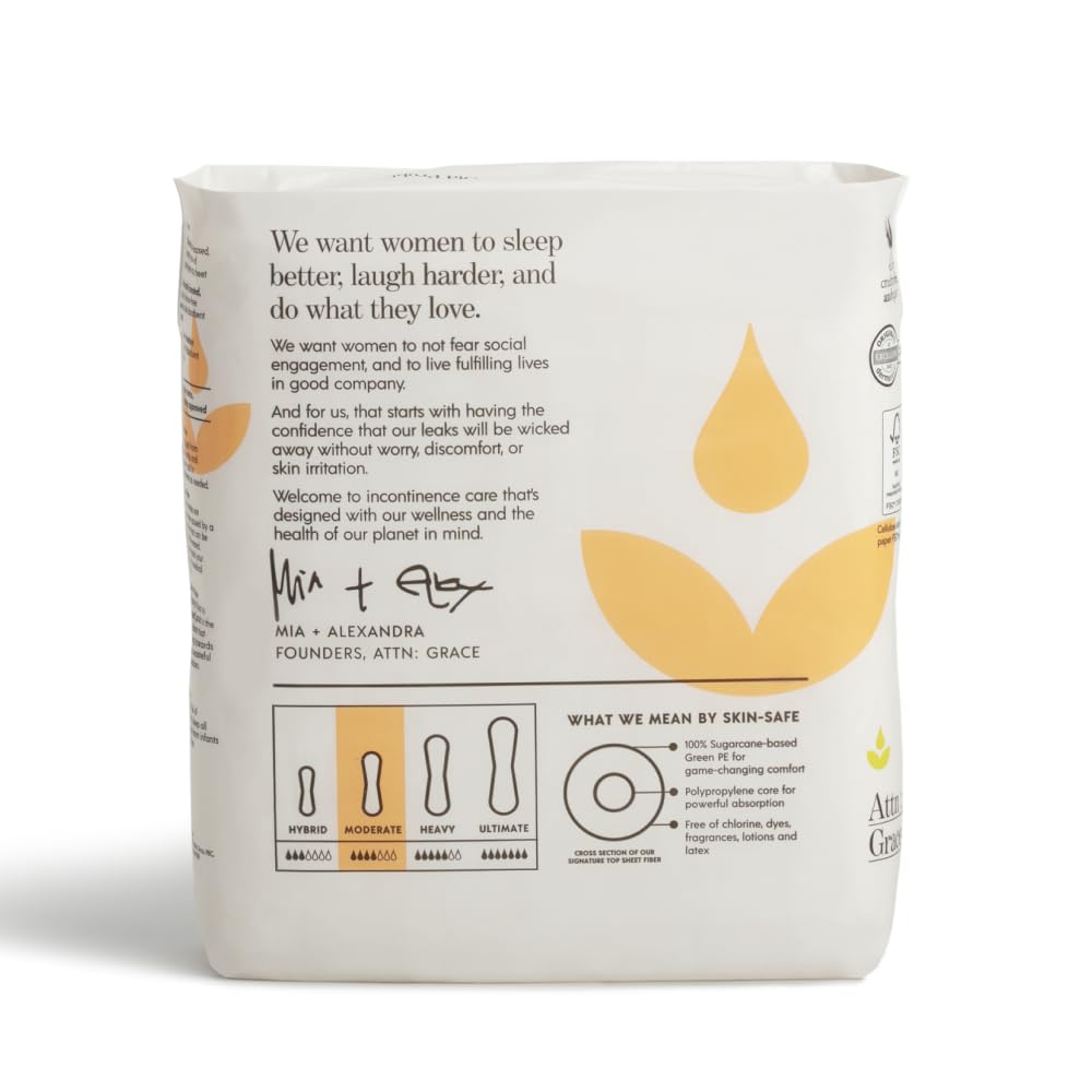 Attn: Grace Moderate Incontinence Pads (56 Count)