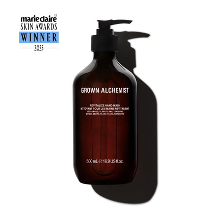 Grown Alchemist Revitalize Hand Wash. Cedarwood, Ylang Ylang, Tangerine
