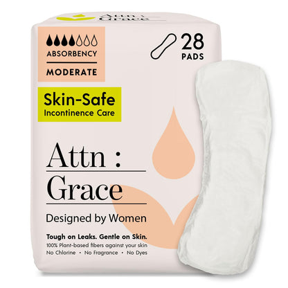 Attn: Grace Moderate Incontinence Pads (56 Count)